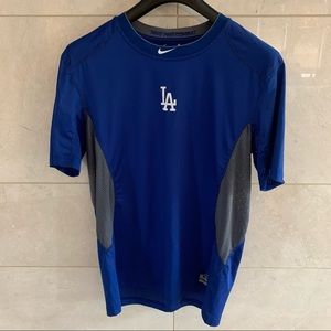 Men’s Size L Nike Authentic MLB LA Dodgers Pro Combat T-shirt/ Jersey